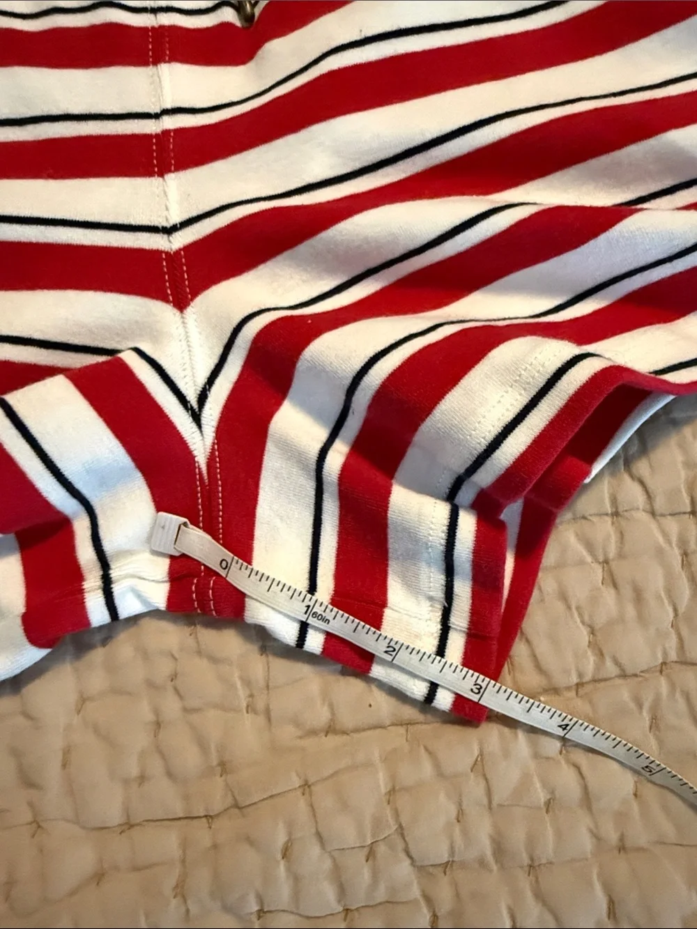 Parke for Target Red and White Striped High Waist Women’s Shorts